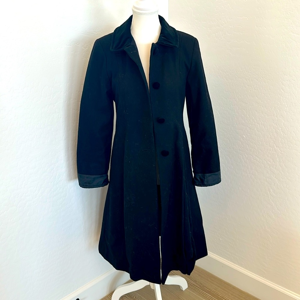 Girls long dress coat